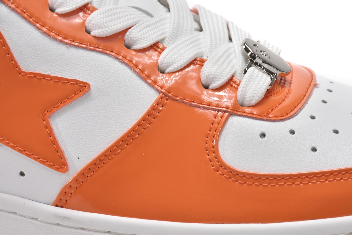 Pkgod Bape Sk8 Sta Low White Orange