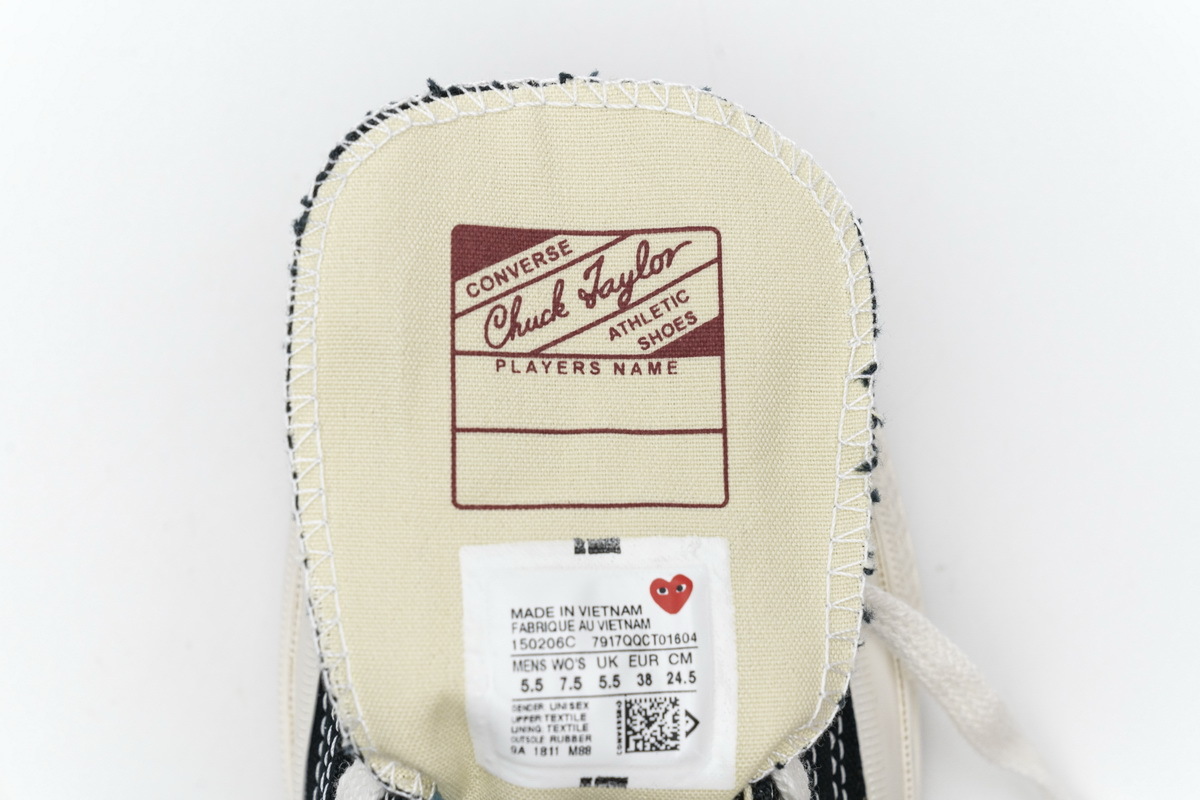    Pkgod CDG Play x Converse Chuck Taylor All Star 70 OX