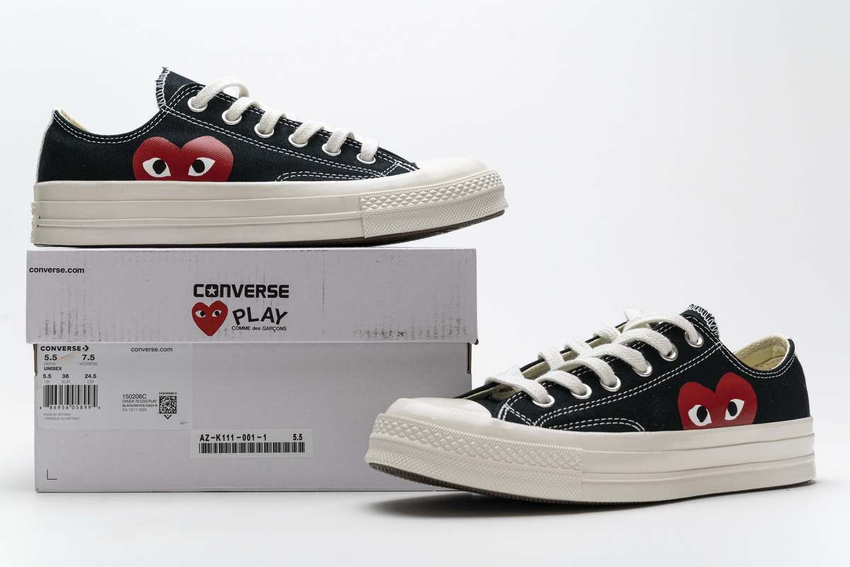    Pkgod CDG Play x Converse Chuck Taylor All Star 70 OX