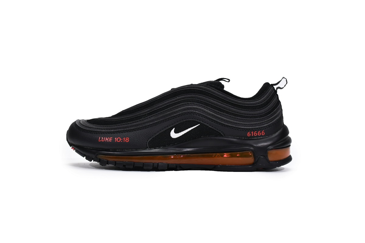     Cheap MSCHF x INRI x Nike Air Max 97 Black White Red​