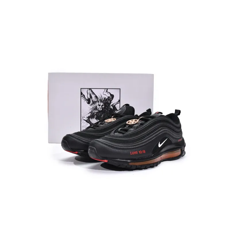 Pkgod Cheap MSCHF x INRI x Nike Air Max 97 Black White Red​