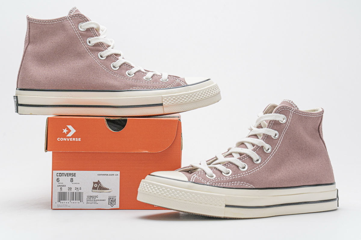     Converse Chuck 70 HI Saddle Black Egret
