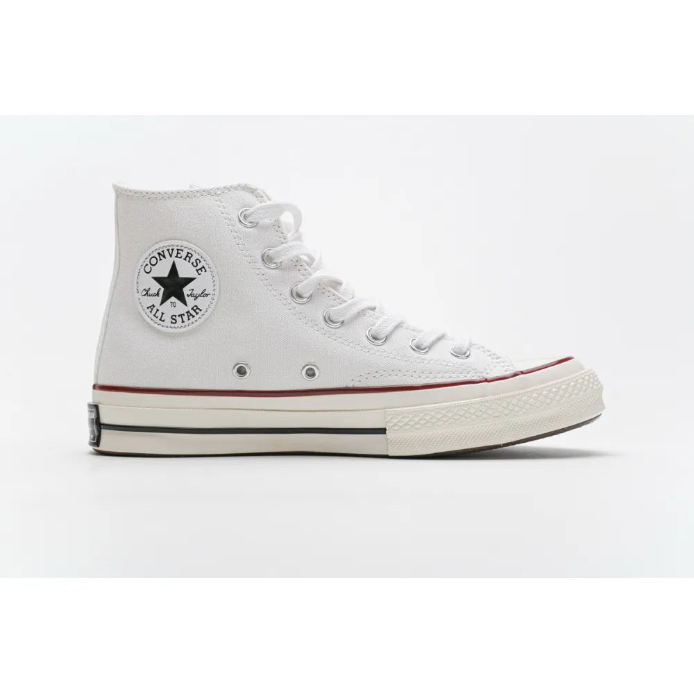 Pkgod Converse Chuck 70 HI White Garnet Egret