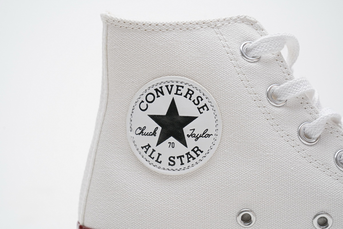     Converse Chuck 70 HI White Garnet Egret