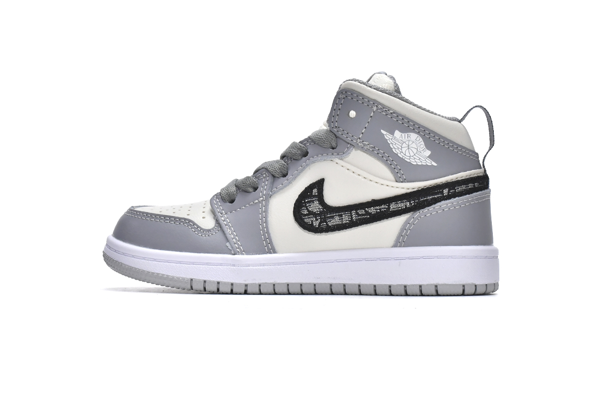 Pkgod Dior x Air Jordan 1 Mid PS（Kids）