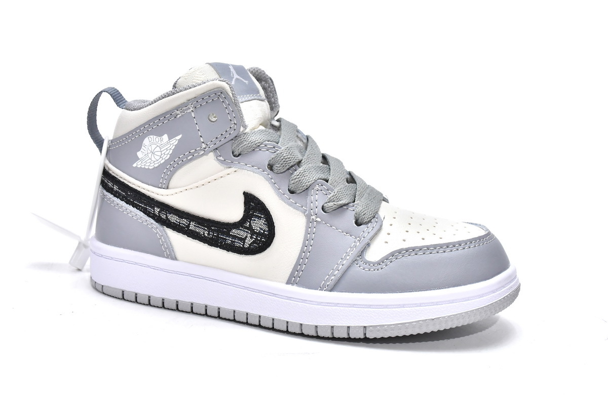Pkgod Dior x Air Jordan 1 Mid PS（Kids）