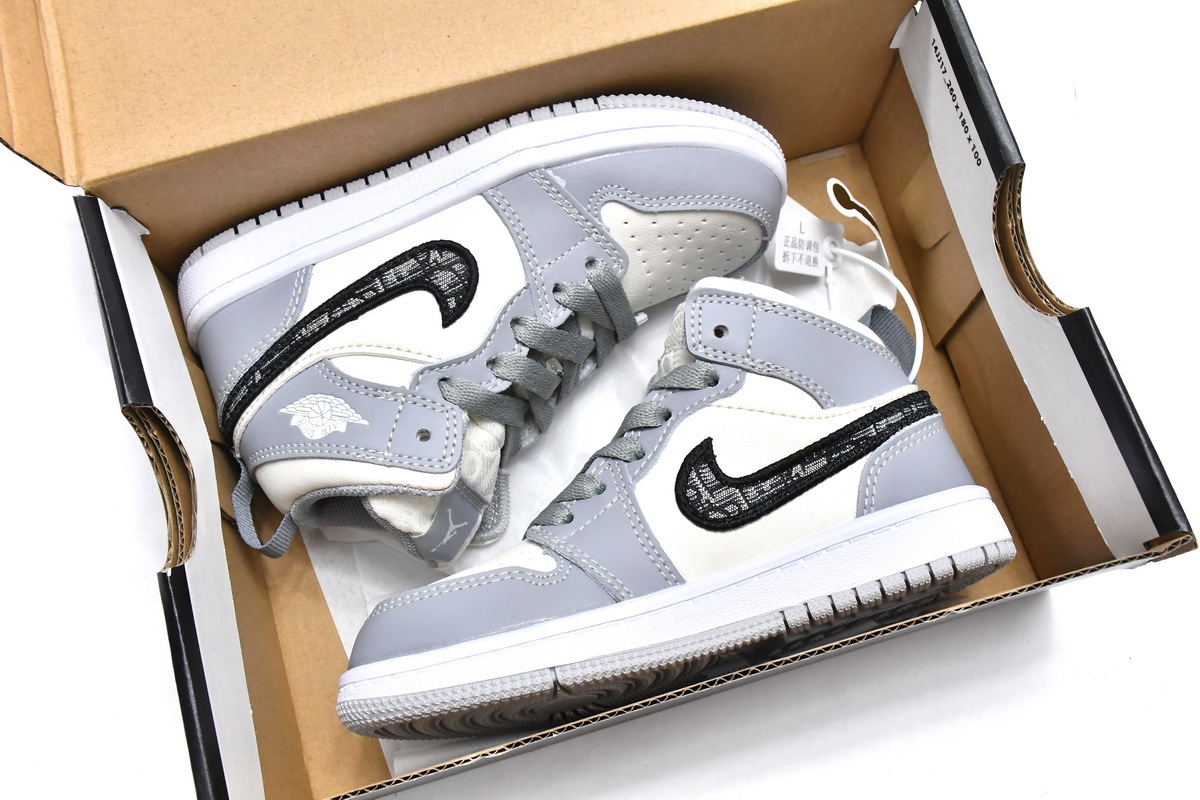 Pkgod Dior x Air Jordan 1 Mid PS（Kids）