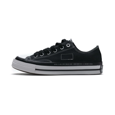    Pkgod Fragment x Moncler Converse CTAS LIFT OX Black White 01