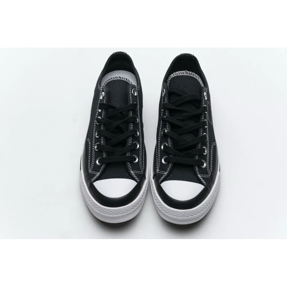 Pkgod Fragment x Moncler Converse CTAS LIFT OX Black White