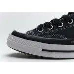 Pkgod Fragment x Moncler Converse CTAS LIFT OX Black White