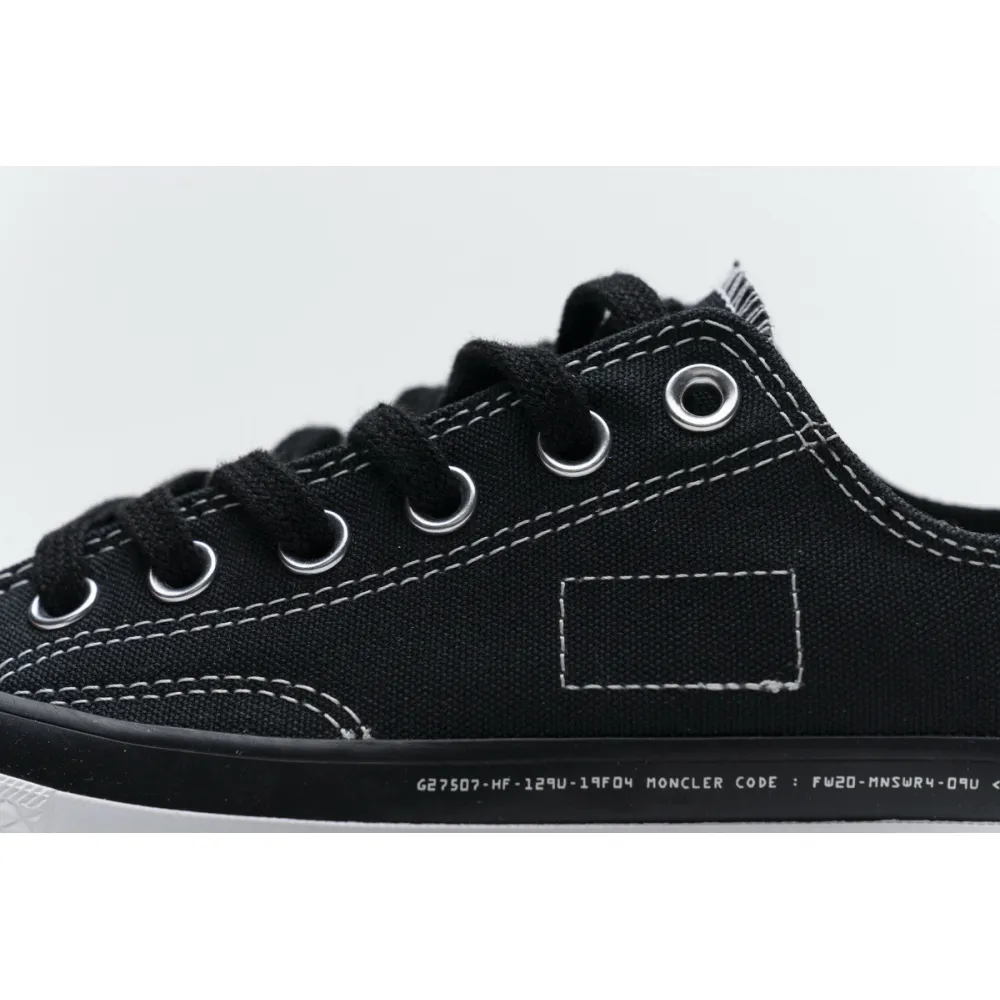 Pkgod Fragment x Moncler Converse CTAS LIFT OX Black White