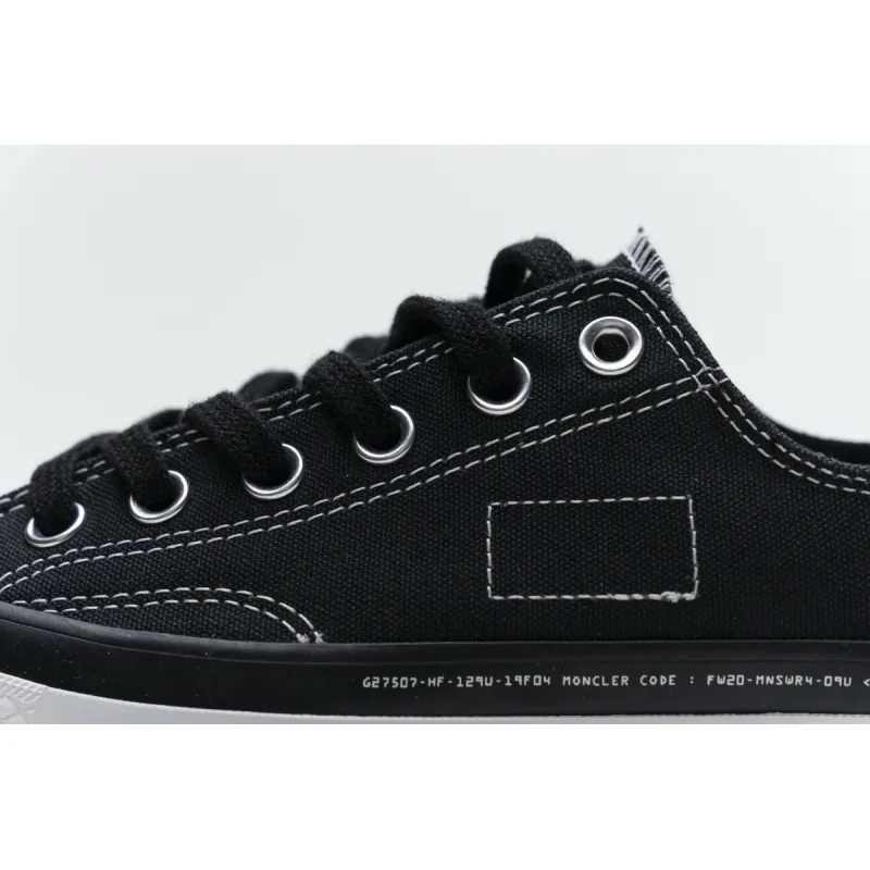 Pkgod Fragment x Moncler Converse CTAS LIFT OX Black White