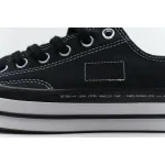Pkgod Fragment x Moncler Converse CTAS LIFT OX Black White