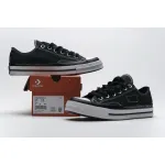 Pkgod Fragment x Moncler Converse CTAS LIFT OX Black White