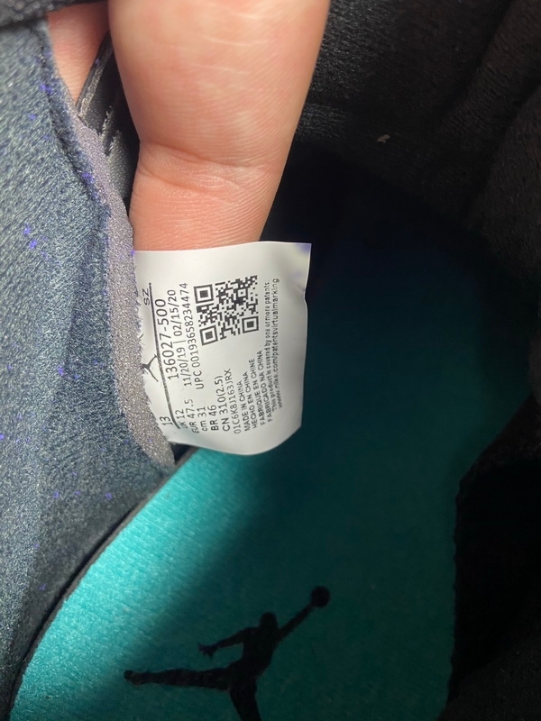 Pkgod Jordan 5 Retro Alternate Grape