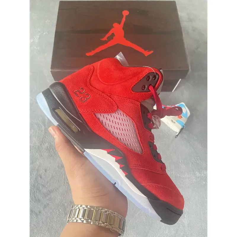 Pkgod Jordan 5 Retro Raging Bull Red (2021)