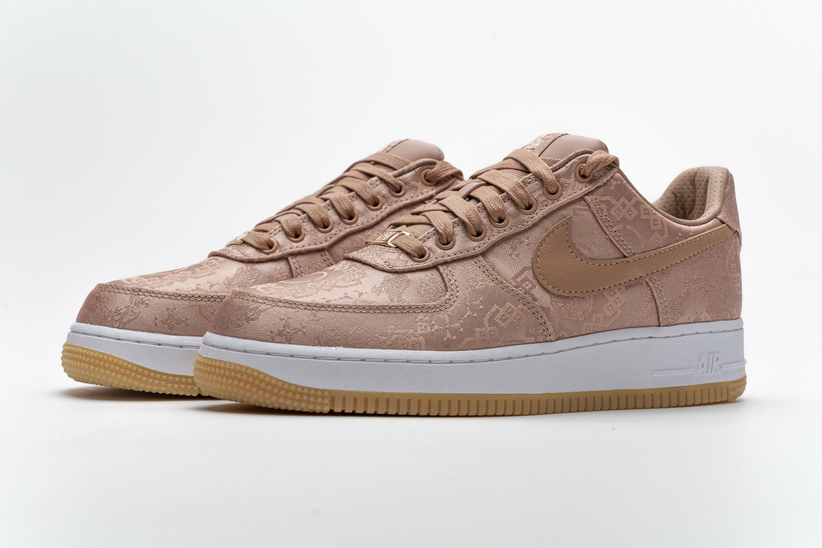 Pkgod Nike Air Force 1 Low Clot Rose Gold Silk