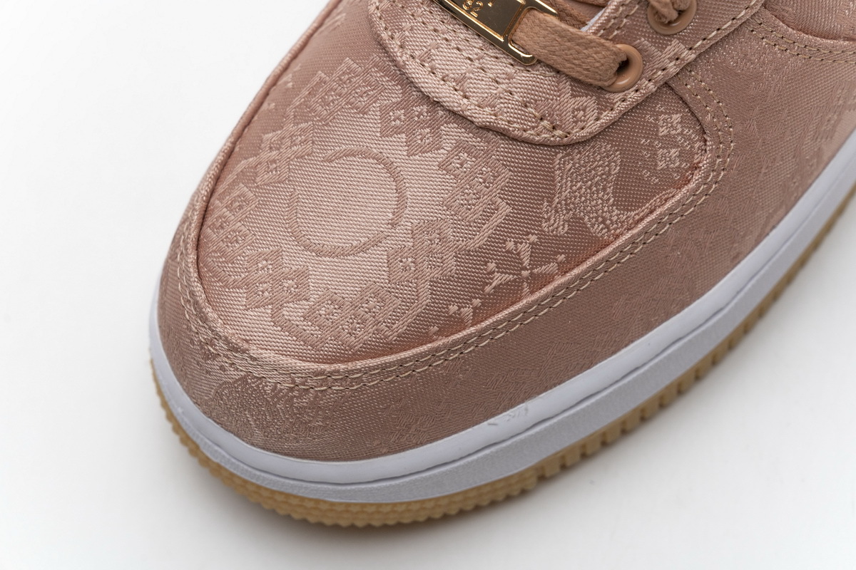 Pkgod Nike Air Force 1 Low Clot Rose Gold Silk