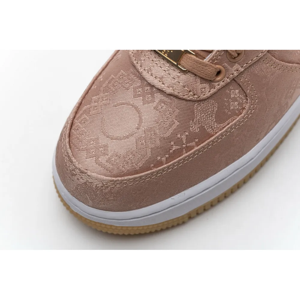 Pkgod Nike Air Force 1 Low Clot Rose Gold Silk