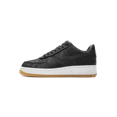 Pkgod Nike Air Force 1 Low Fragment Clot black 01