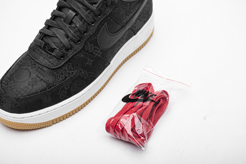 Pkgod Nike Air Force 1 Low Fragment Clot black