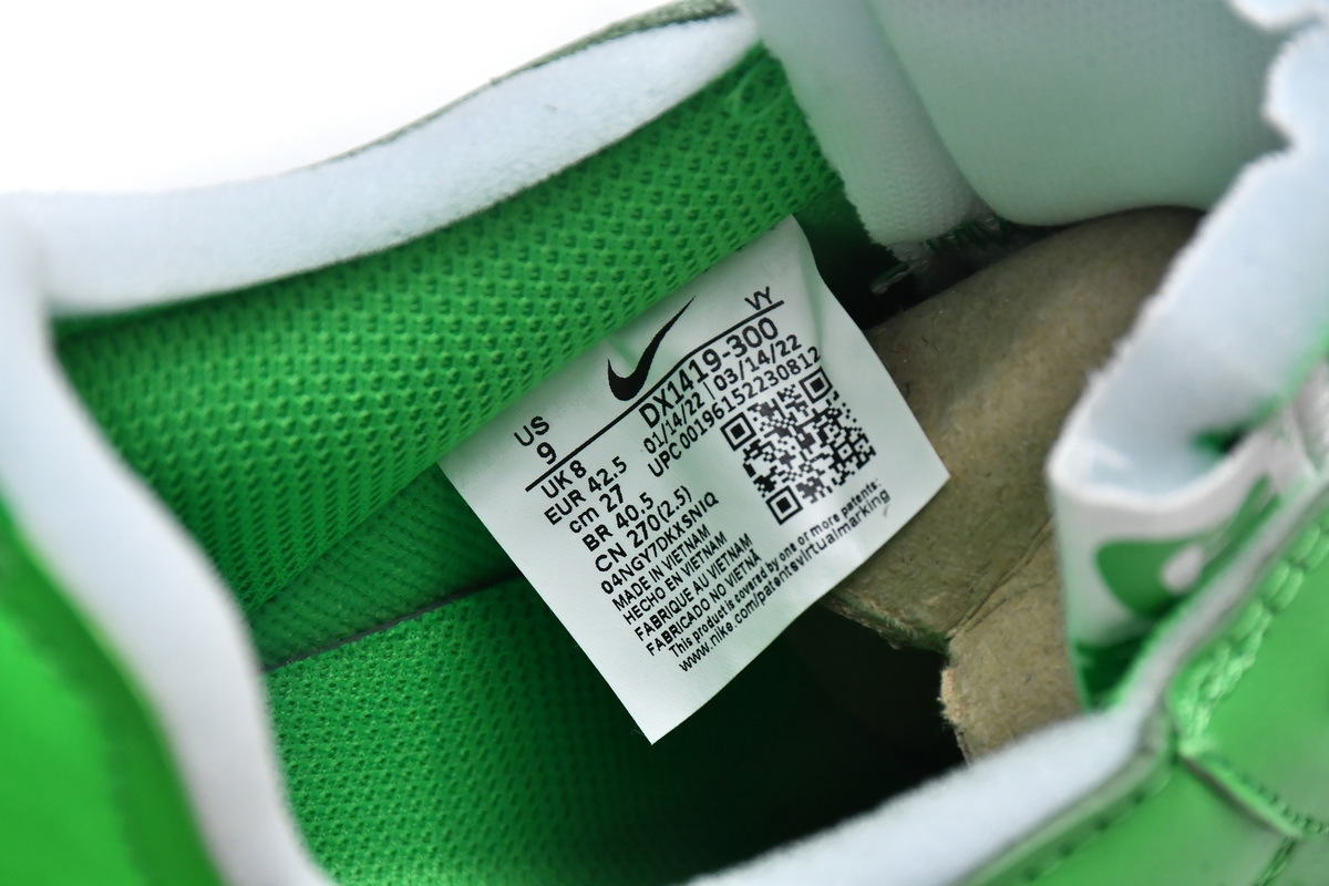 Pkgod Nike Air Force 1 Low Off-White Light Green Spark