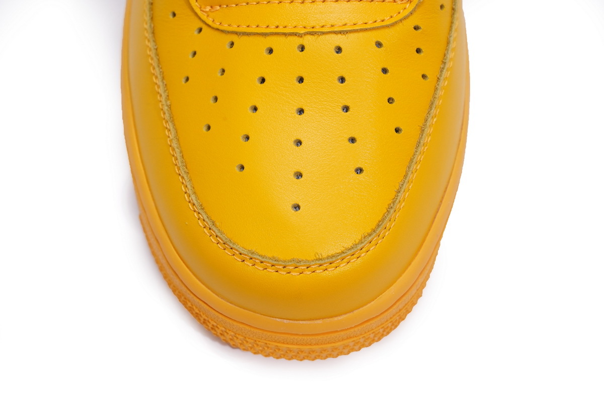 Pkgod Nike Air Force 1 Low OFF-WHITE University Gold Metallic Silver
