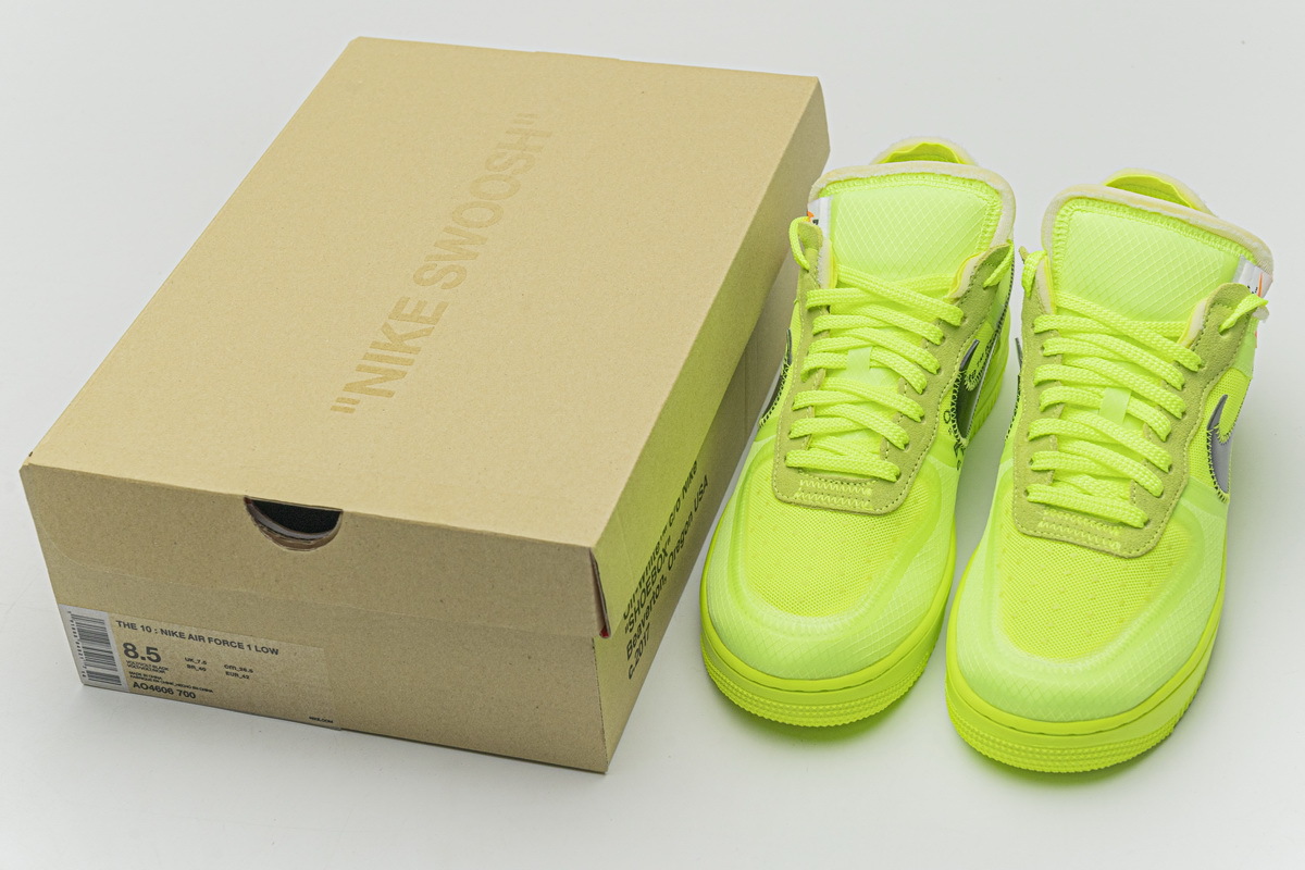 Pkgod Nike Air Force 1 Low Off-White Volt
