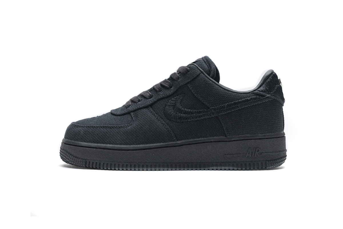   Pkgod Nike Air Force 1 Low Stussy Black