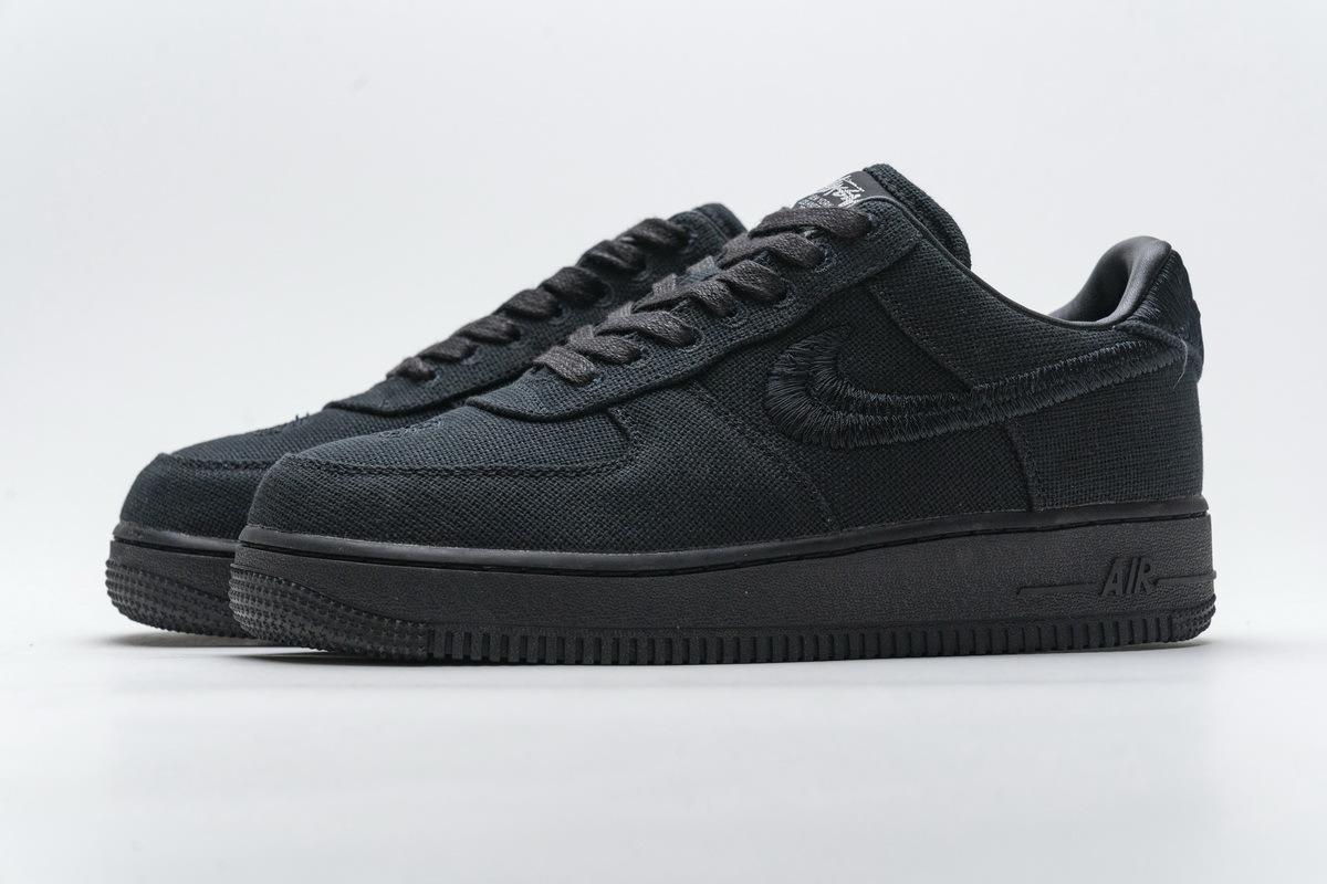   Pkgod Nike Air Force 1 Low Stussy Black