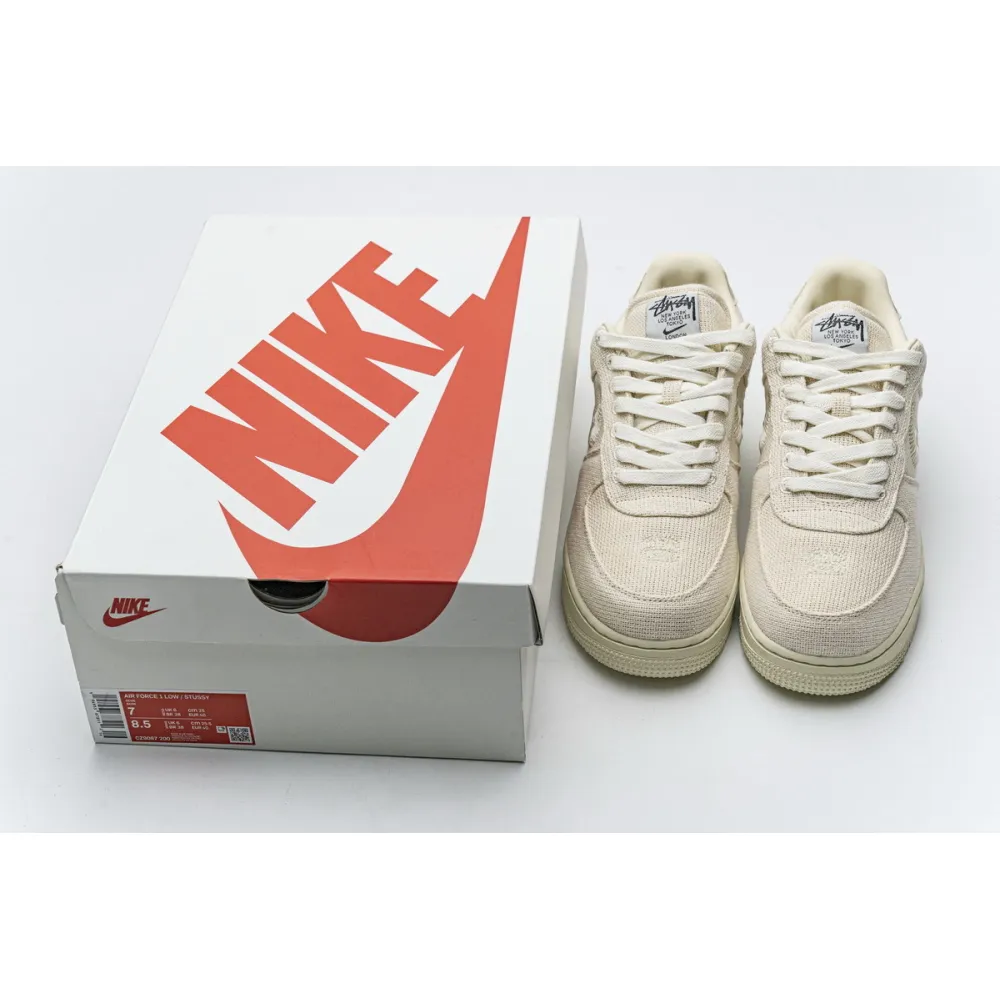 Pkgod Nike Air Force 1 Low Stussy Fossil