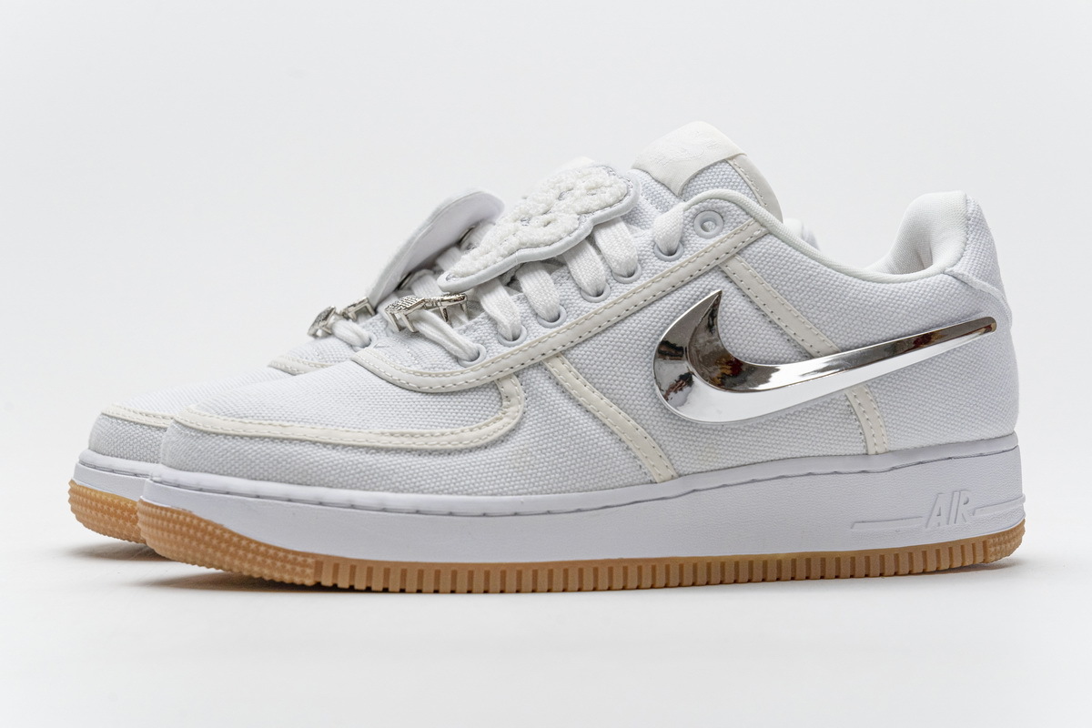 Pkgod Nike Air Force 1 Low Travis Scott white