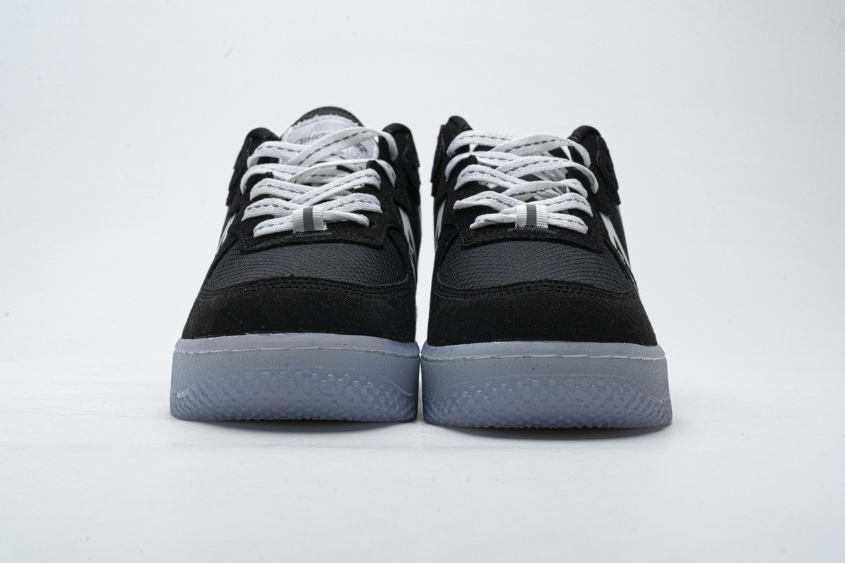    Pkgod Nike Air Force 1 React Black White Rush Ice