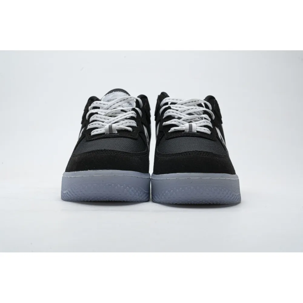 Pkgod Nike Air Force 1 React Black White Rush Ice