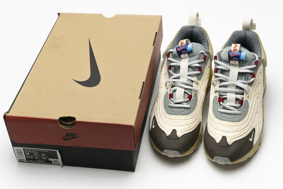     Nike Air Max 270 React ENG Travis Scott Cactus Trails