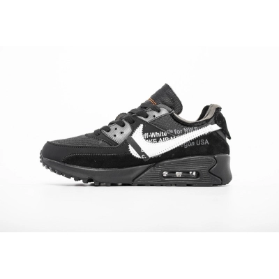 Pkgod Nike Air Max 90 Off-White All Black 01