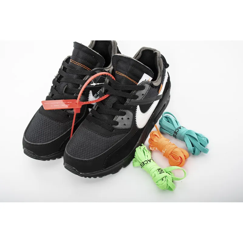 Pkgod Nike Air Max 90 Off-White All Black