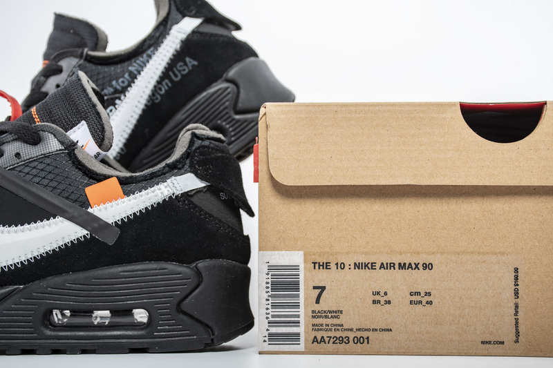     Nike Air Max 90 Off-White All Black