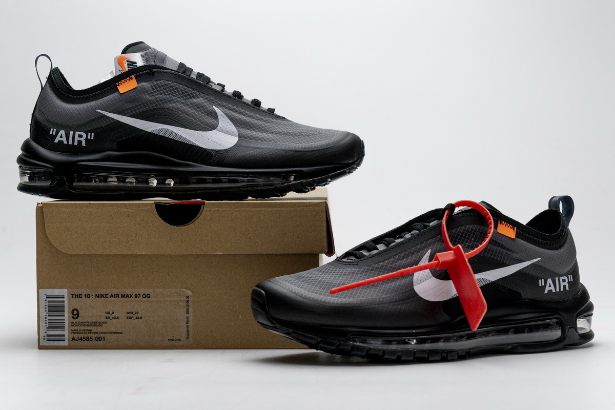     Nike Air Max 97 Off-White All Black