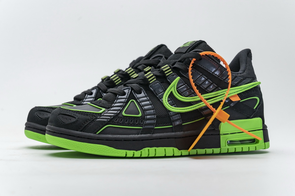Pkgod Nike Air Rubber Dunk Off-White Green Strike