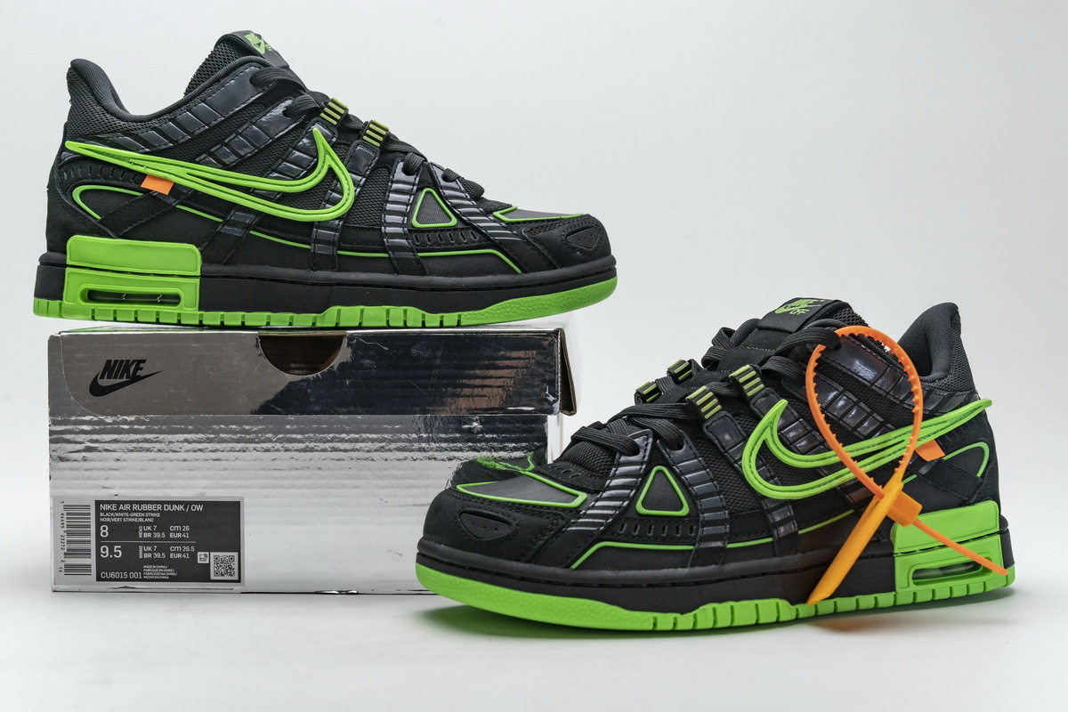 Pkgod Nike Air Rubber Dunk Off-White Green Strike