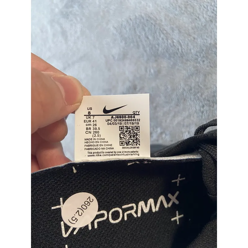 Pkgod Nike Air VaporMax Flyknit 3.0 Triple Black