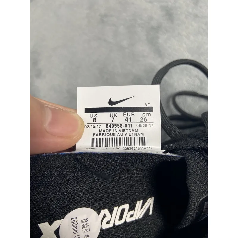 Pkgod Nike Air VaporMax Triple Black 2.0​