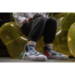 Pkgod Nike Blazer Mid sacai White Black Legend Blue