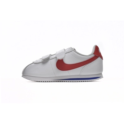 Pkgod Nike Cortez Basic SL White Varsity Red(Kids) 01