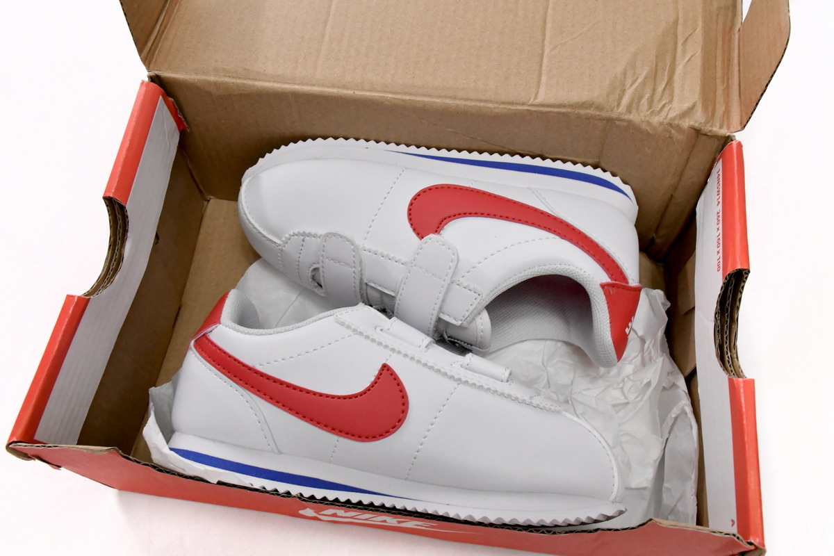 Pkgod Nike Cortez Basic SL White Varsity Red(Kids)