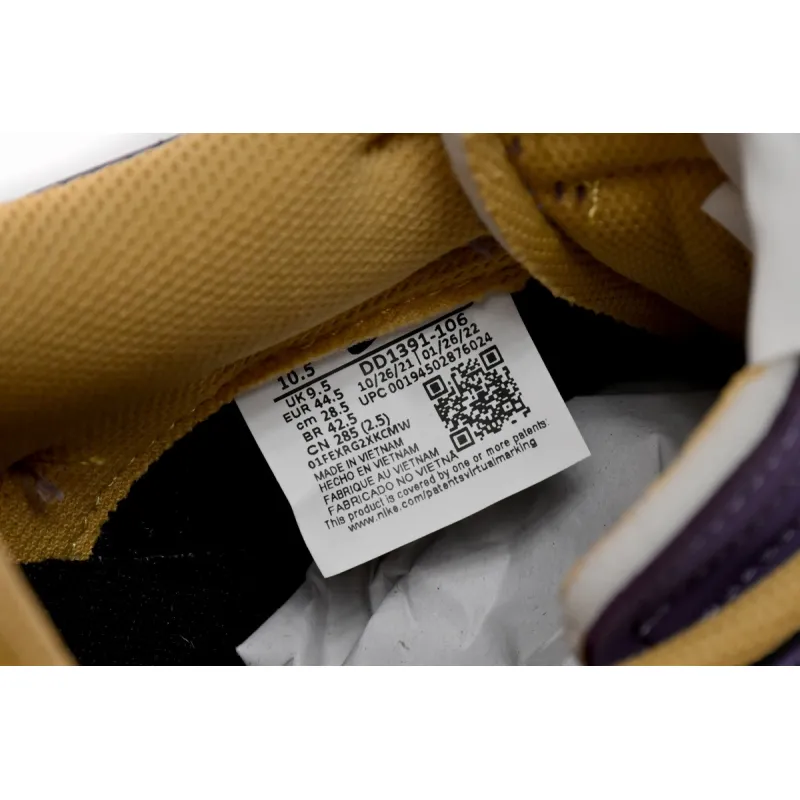 Pkgod Nike Dunk Low AE86 Purple Yellow