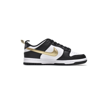    Pkgod Nike Dunk Low Black White Metallic 02