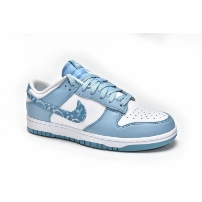    Pkgod Nike Dunk Low Essential Paisley Pack Worn Blue 02