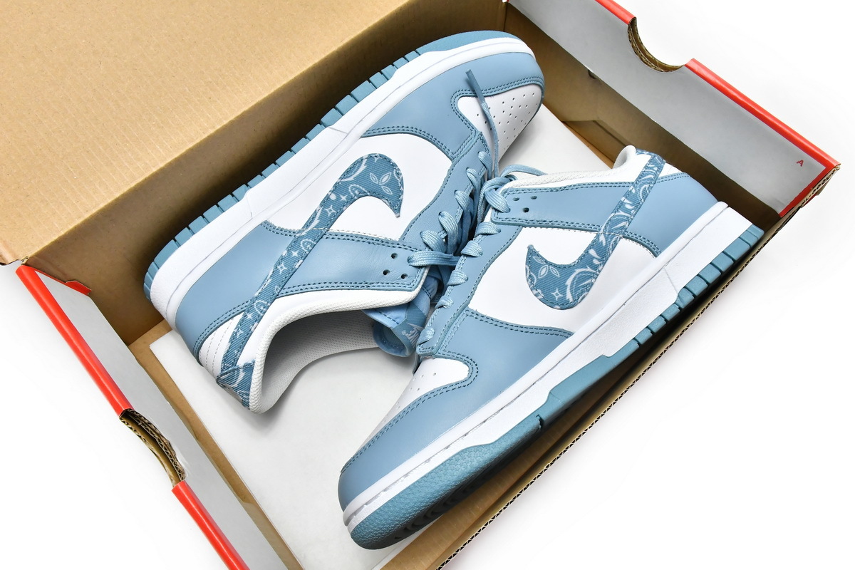    Pkgod Nike Dunk Low Essential Paisley Pack Worn Blue